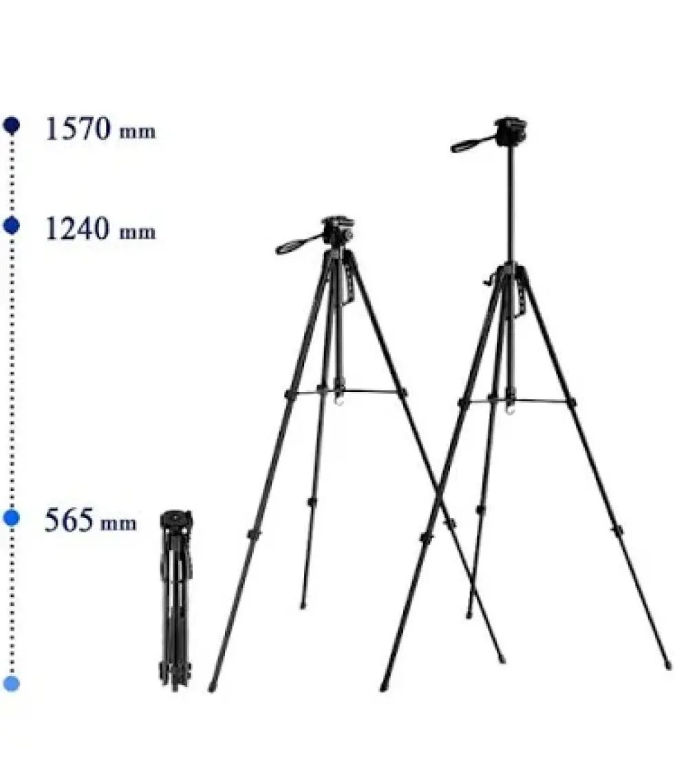 Rekor TR-462 Digipod 157 cm Profesyonel Tripod + Çanta