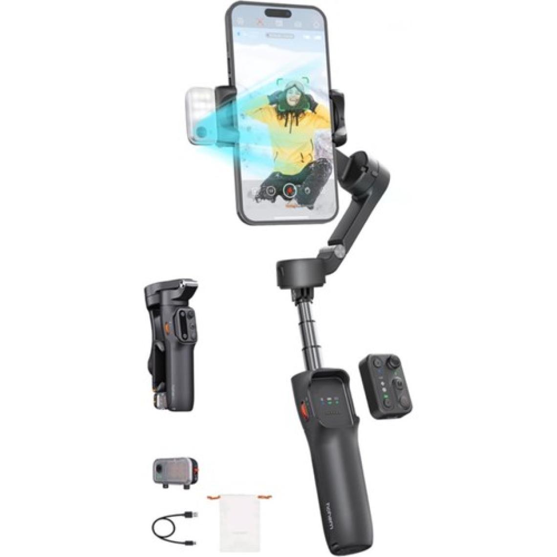 Hohem Isteady V3 Yapay Zeka Takip Sensörlü 3 Eksenli Telefon Sabitleyici Gimbal