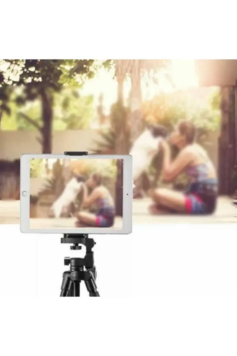 Zore M-05 Tripod Başlığı Telefon Tablet Tutucu Siyah