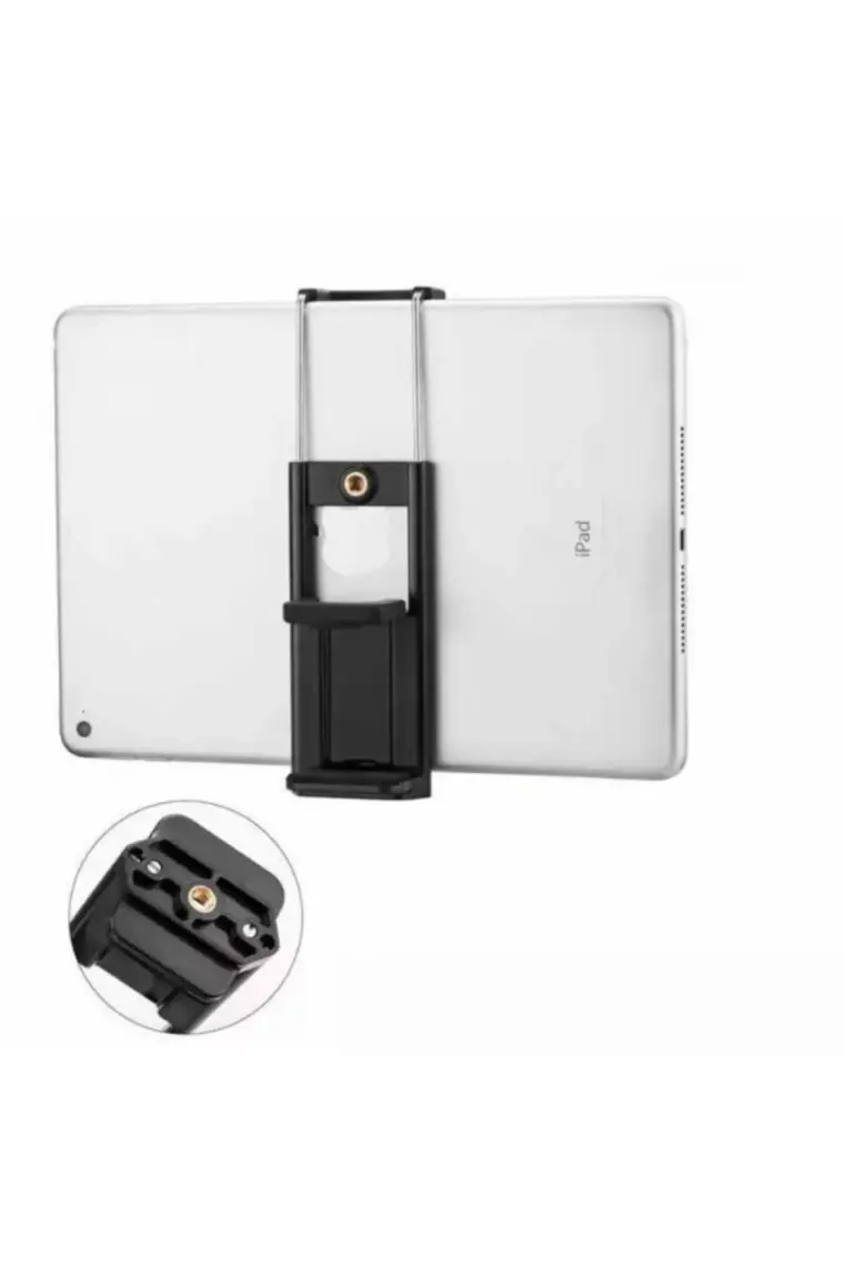 Zore M-05 Tripod Başlığı Telefon Tablet Tutucu Siyah