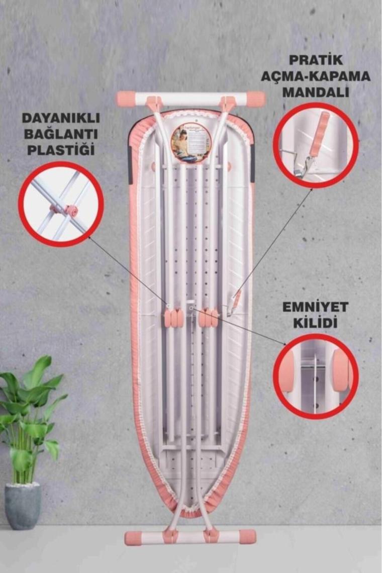 Pembe Yeni Nesil Alfaboard Pembe Ütü Masası