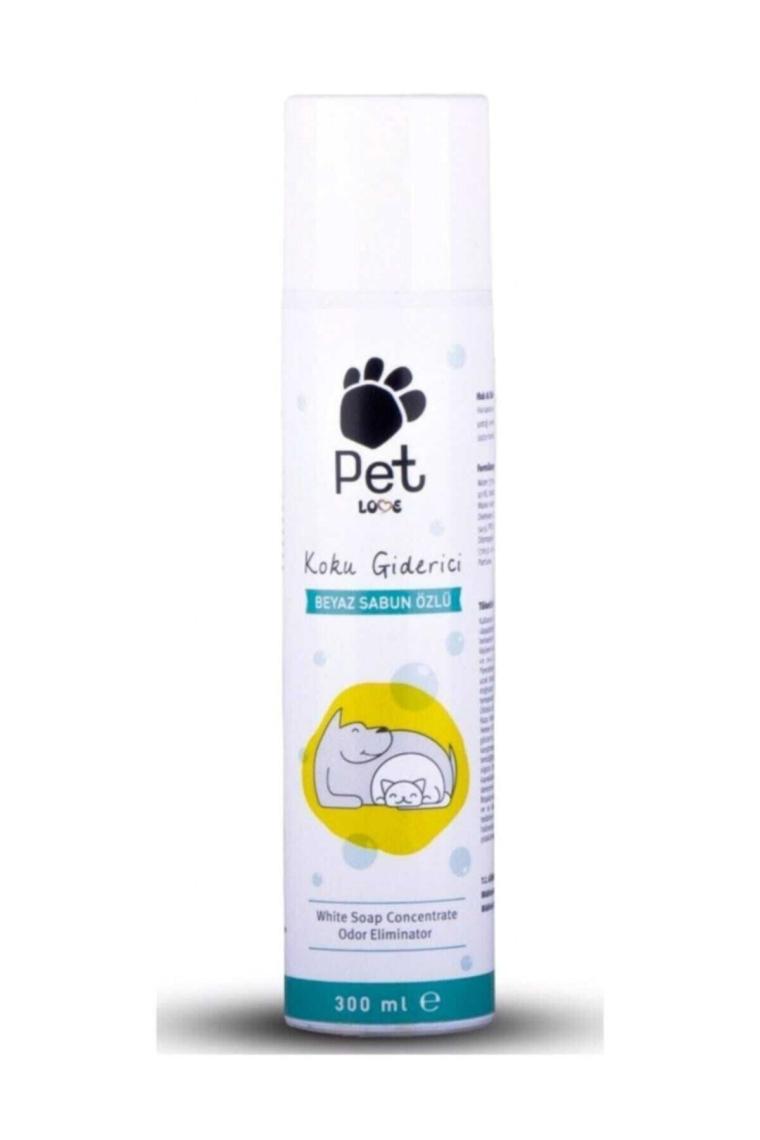 Kokulu Beyaz Sabun Pet Koku Giderici 300 ml