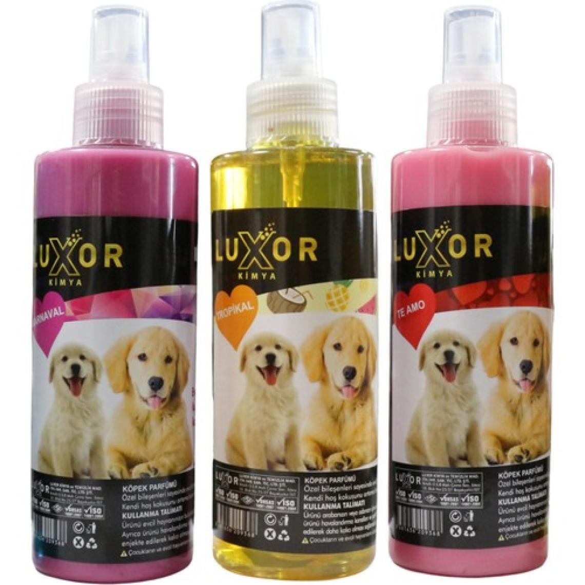 Luxor Kimya Kimya Köpek Parfümü 3lü Set Karnaval+Tropikal+Te Amo 200 ml