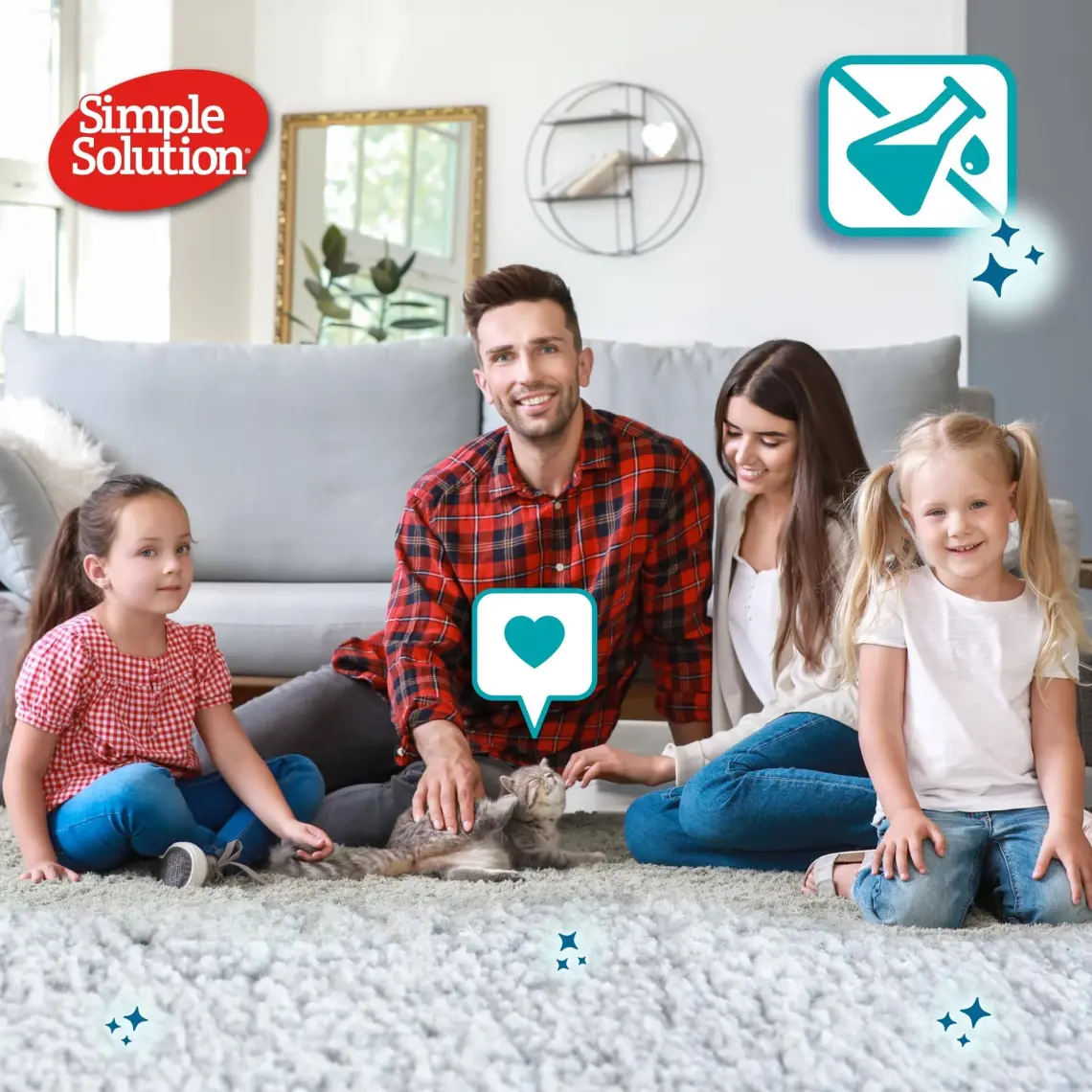 Simple Solution Köpekler İçin Leke Ve Koku  4 Lt