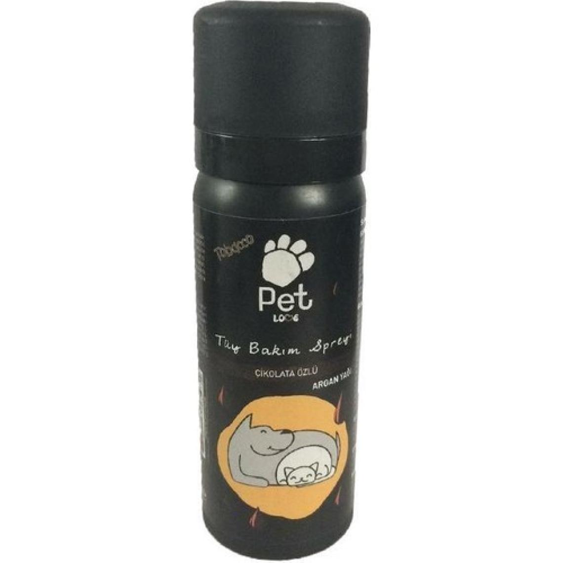 Pet Love Çikolata Özlü Kedi ve Köpek Tüy Bakım Spreyi 50ml