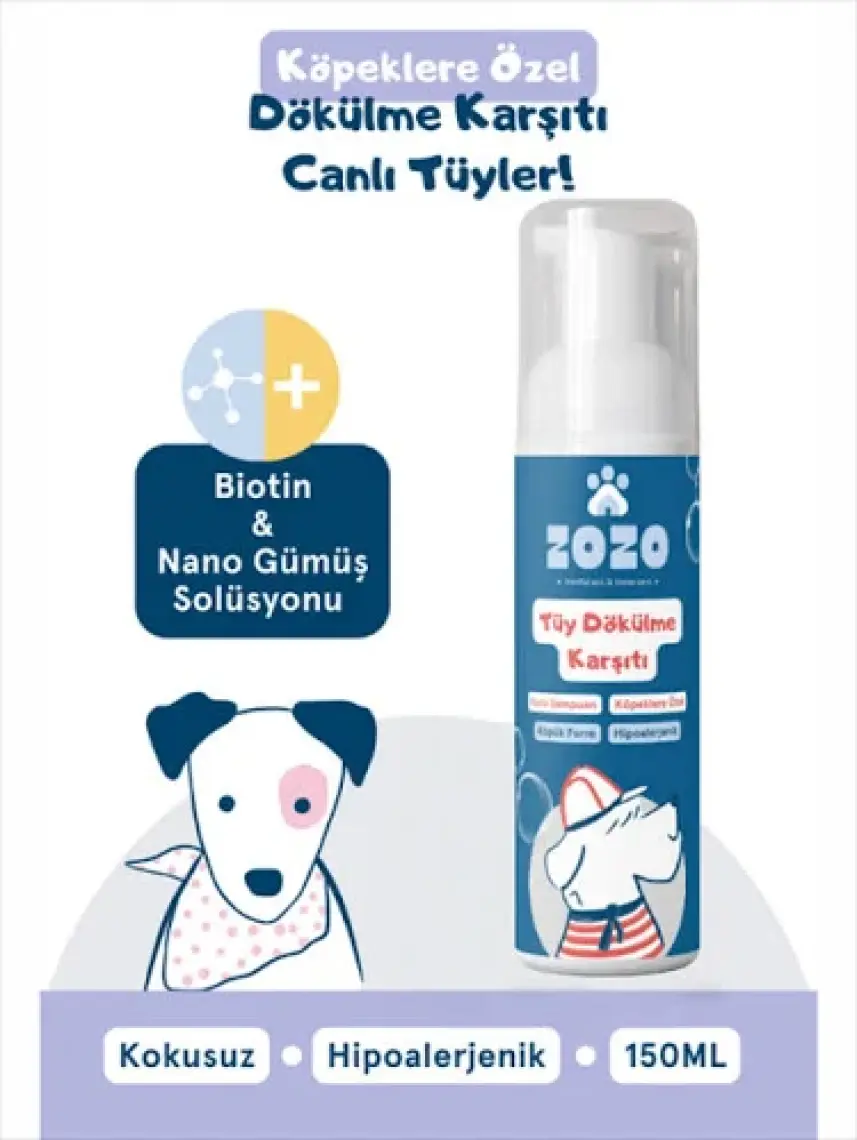 Zozo Cares Tüy & Deri Bakım Spreyi Köpeklere Özel