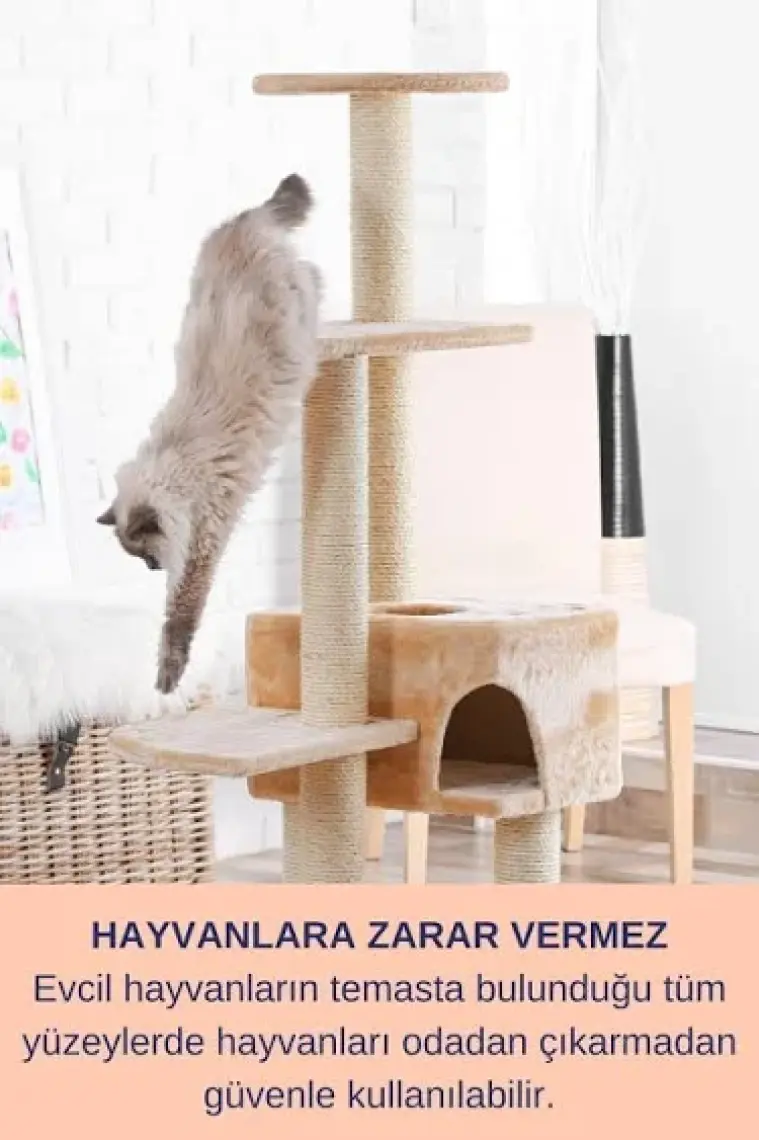 Resteril Hiyen Spreyi Pet 4'Lü Set Kedi Tuvaleti Koku Köpek Oyuncak Temizleyici Dezenfektan