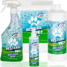 Resteril Hiyen Spreyi Pet 4'Lü Set Kedi Tuvaleti Koku Köpek Oyuncak Temizleyici Dezenfektan