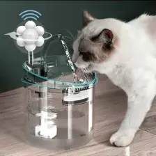 Daily Link Hareket Sensörlü Kedi Köpek Için Sessiz Şeffaf Otomatik Su Pınarı Çeşmesi Sebili