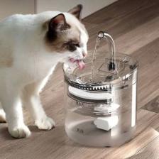Daily Link Dailylink Kedi Köpek Için Sessiz Şeffaf Otomatik Su Pınarı Su Çeşmesi Su Sebili