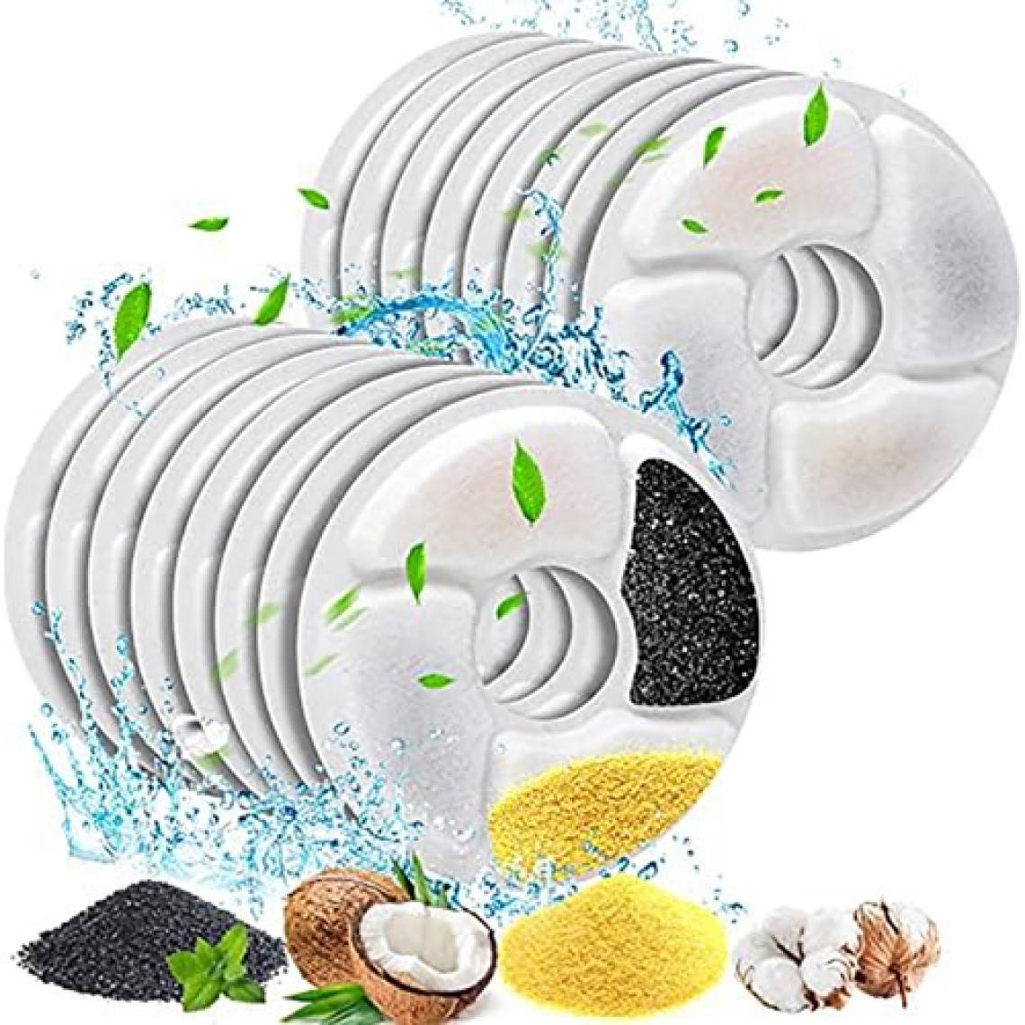 Petsi Su Pınarı Aktif Karbon Yedek Filtre 2 Adet (Kiwi KPF-10550 Uyumlu)