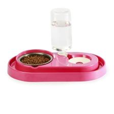 Miapet Hazneli 1000 ml Fuşya Kedi Köpek Mama ve Su Kabı