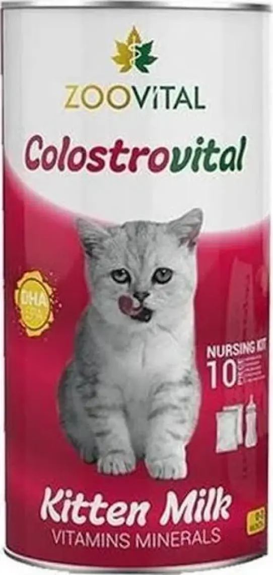 Zoovital Colostrovital Yavru Kedi Süt Tozu Ek Besin Takviyesi 200 gr
