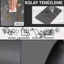 Matgo Pati Mama Çeken Kedi Gül Kurusu Beslenme Matı 50 x 70 cm