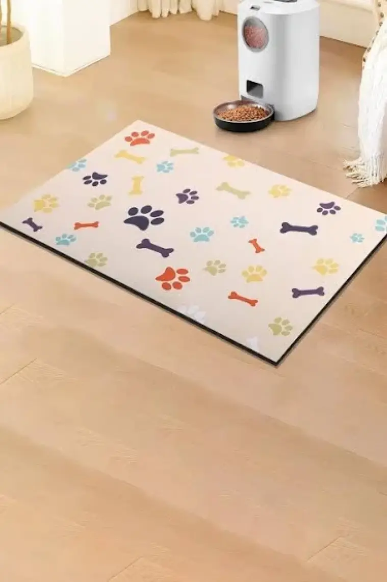 Matgo Pati Renkli Kemikler Evcil Hayvan Beslenme Matı 50 x 70 cm