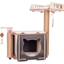 Pati Homes xl Happy Yataklı Kedi Evi - Kedi Tırmalaması