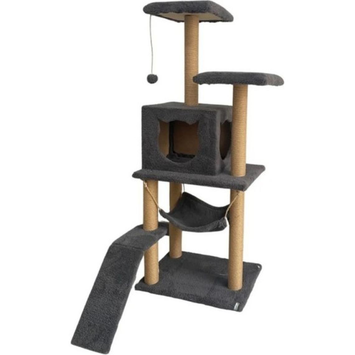 Nursoft Kedi Tırmalama Platformlu S9 Beyaz 124 cm NR-0041