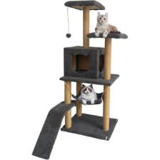 Nursoft Kedi Tırmalama Platformlu S9 Beyaz 124 cm NR-0041