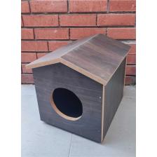 Catmozz  Sokak Hayvanlarına Dış Mekan Yağmura Soğuğa Dayanıklı Çatılı Kedi Evi