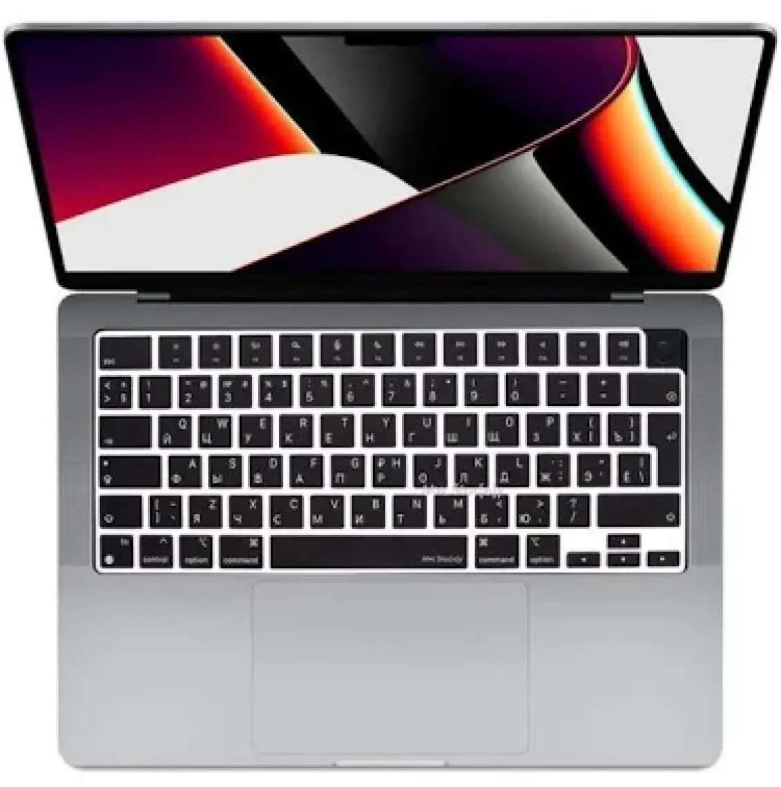 McStorey Rusça Klavye Macbook Air-Pro Koruyucu (Touchbarsız) A2681 A3113, A2941 A3114, A2442 A2779 A2992 A2918, A2485 A2780 A2991 ile Uyumlu