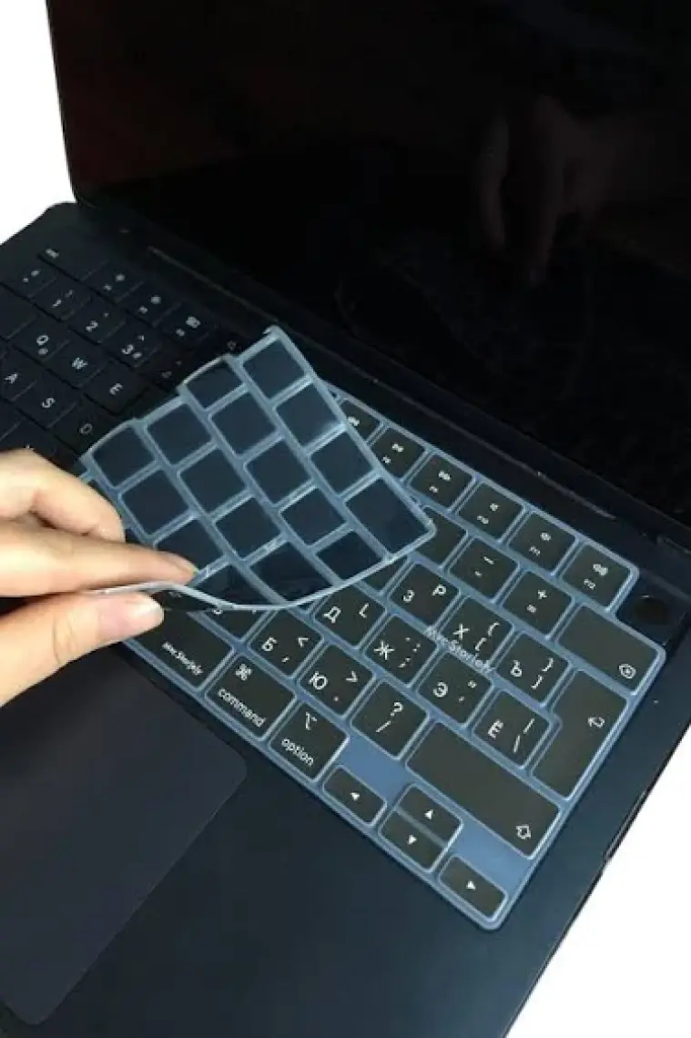 McStorey Rusça Klavye Macbook Air-Pro Koruyucu (Touchbarsız) A2681 A3113, A2941 A3114, A2442 A2779 A2992 A2918, A2485 A2780 A2991 ile Uyumlu