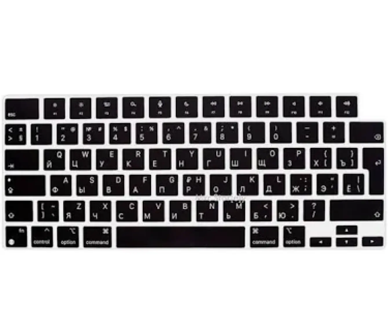 McStorey Rusça Klavye Macbook Air-Pro Koruyucu (Touchbarsız) A2681 A3113, A2941 A3114, A2442 A2779 A2992 A2918, A2485 A2780 A2991 ile Uyumlu