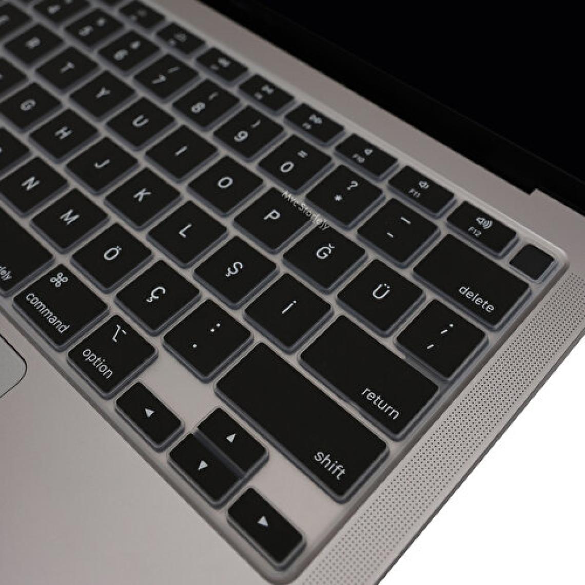 McStorey Macbook Air M1 Klavye Kılıfı US-TR Baskı A2179 A2337 ile Uyumlu