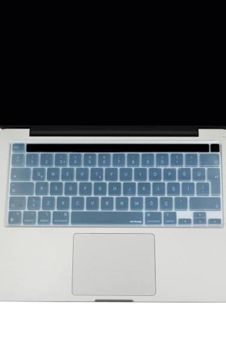 McStorey Macbook Pro Klavye Kılıfı 13inç M1-M2 Türkçe Q Baskı A2338 2289 2251 A2141 ile Uyumlu