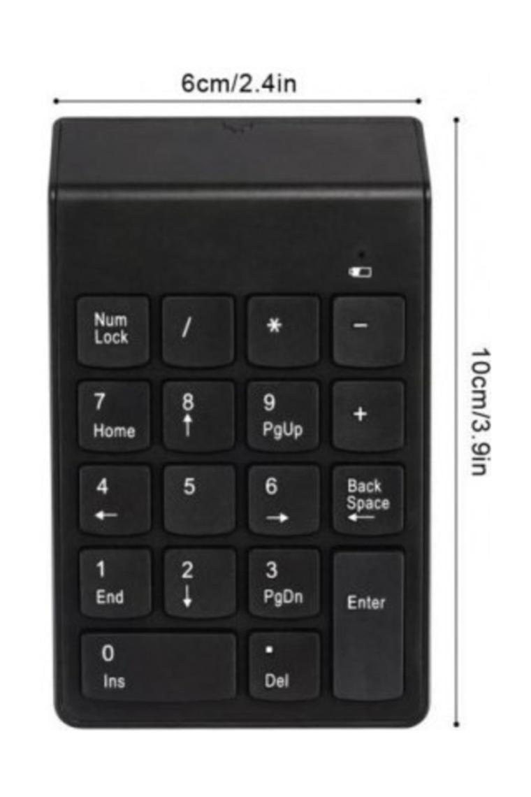 SRF-20 KABLOSUZ NUMPAD NUMERİK KEYPAD KLAVYE WİRELESS