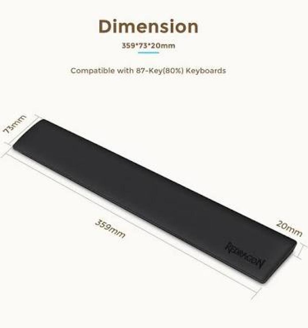 Redragon Meteor Serisi Small, Medium, Large Ergonomik Klavye Bilek Desteği 20 mm