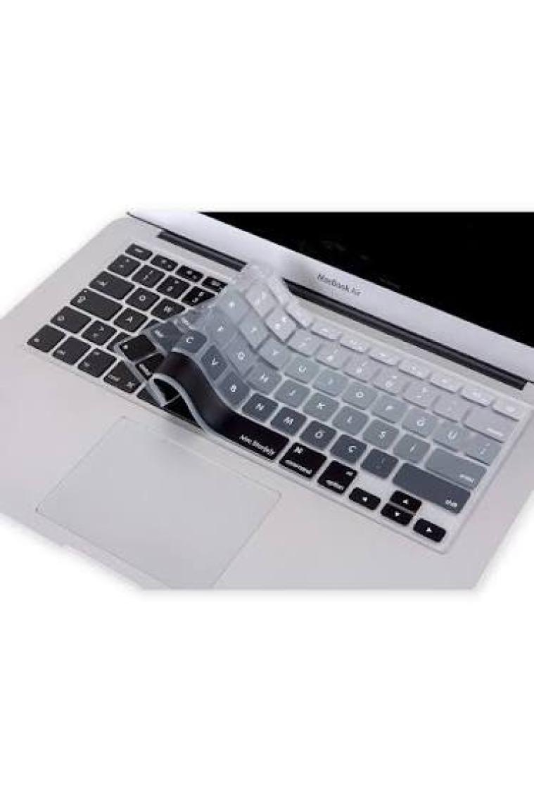 McStorey Macbook Air Pro Klavye Koruyucu (US to TR) Ombre (Eski USB’li Model 2008/2017 yılı) ile Uyumlu