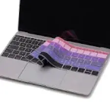 McStorey Laptop Macbook Pro Klavye Kılıf US-TR Harf Baskılı A1534 A1708 ile Uyumlu Ombre