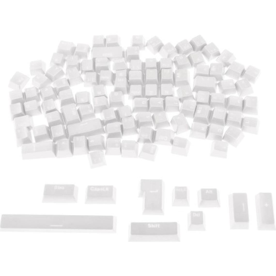 SPELT 108 Tuş Universal Renkli Mekanik Klavye Tuş Takımı Kapağı Keycap Beyaz İngilizce Dizilimli