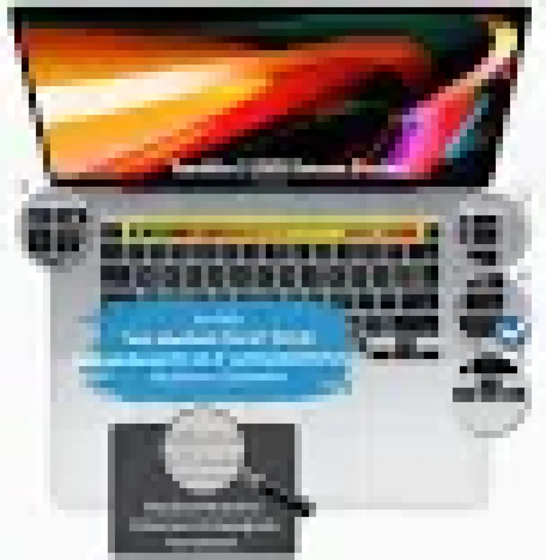McStorey Macbook Pro Klavye Kılıfı 13inç M1-M2 US(ABD) İngilizce A2338 2289 2251 A2141 Uyumlu