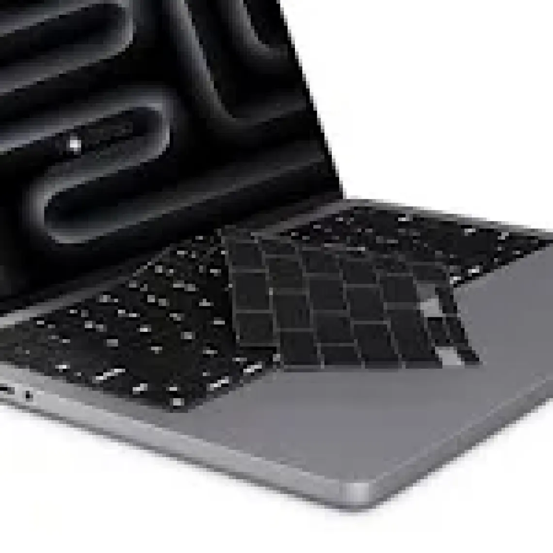 Novstrap Apple Macbook Pro M3 14 Inç A2992 A2918 Uyumlu Türkçe Q Klavye Siyah Klavye Koruyucu Kılıf