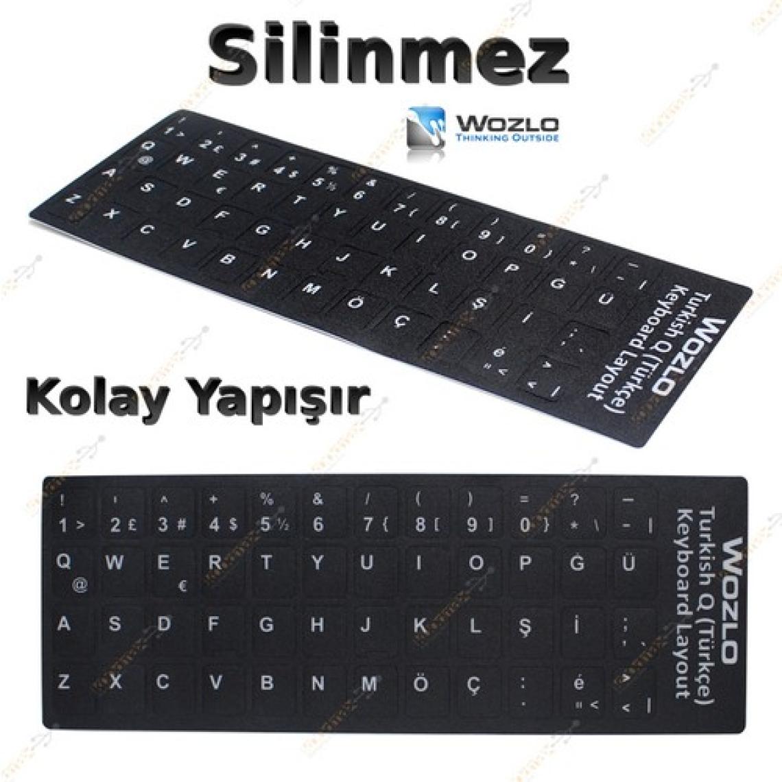 Koodmax Türkçe Q Klavye Sticker Notebook ve Pc Uyumlu Klavye Etiketi - Silinmez