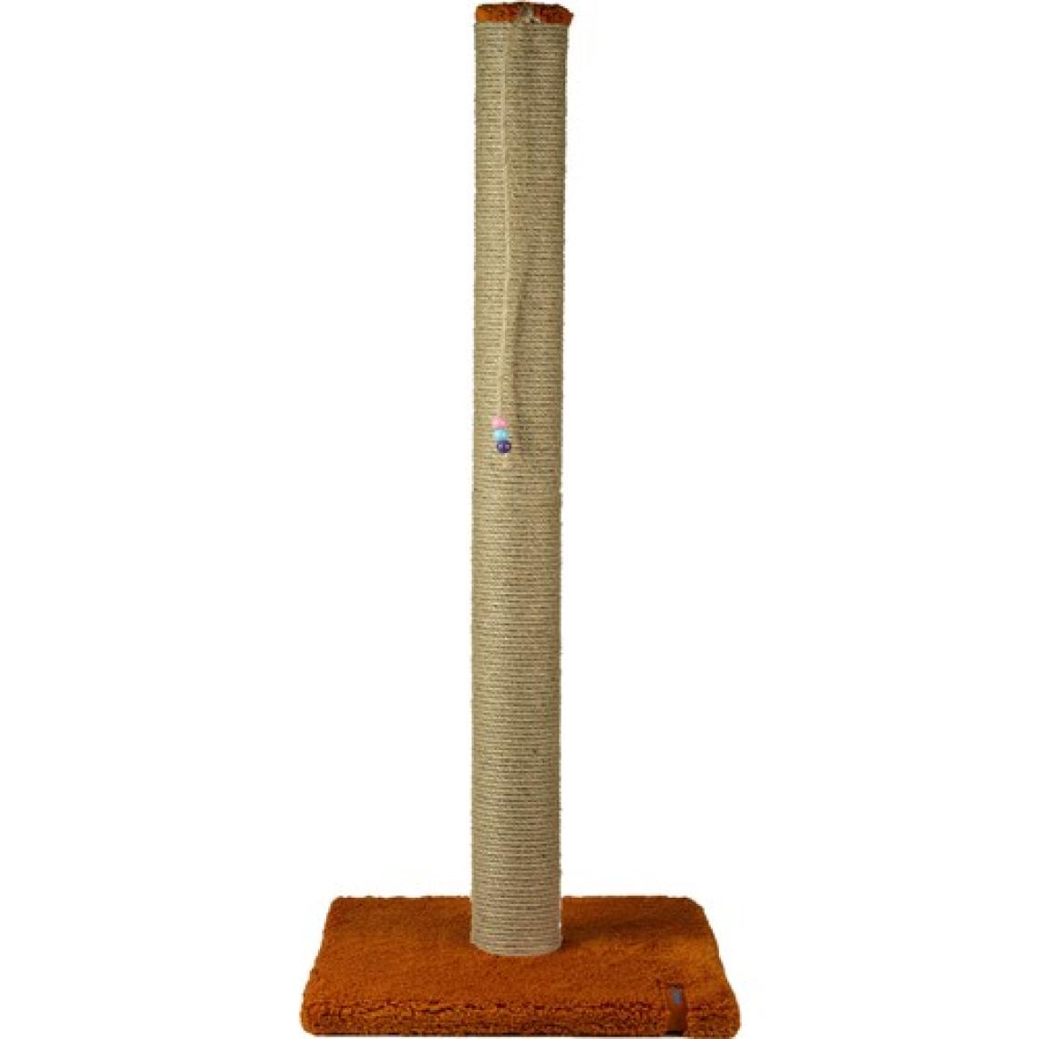 Pugalo 82CM Lüx Tırmalama Tahtası Catnipli Jüt Tırmalama Minder Yüzey Turuncu