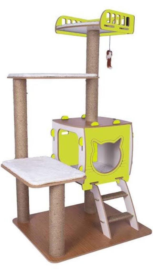 Patihomes Katlı Kedi Tırmalama Evi - Kedi Tırmalaması