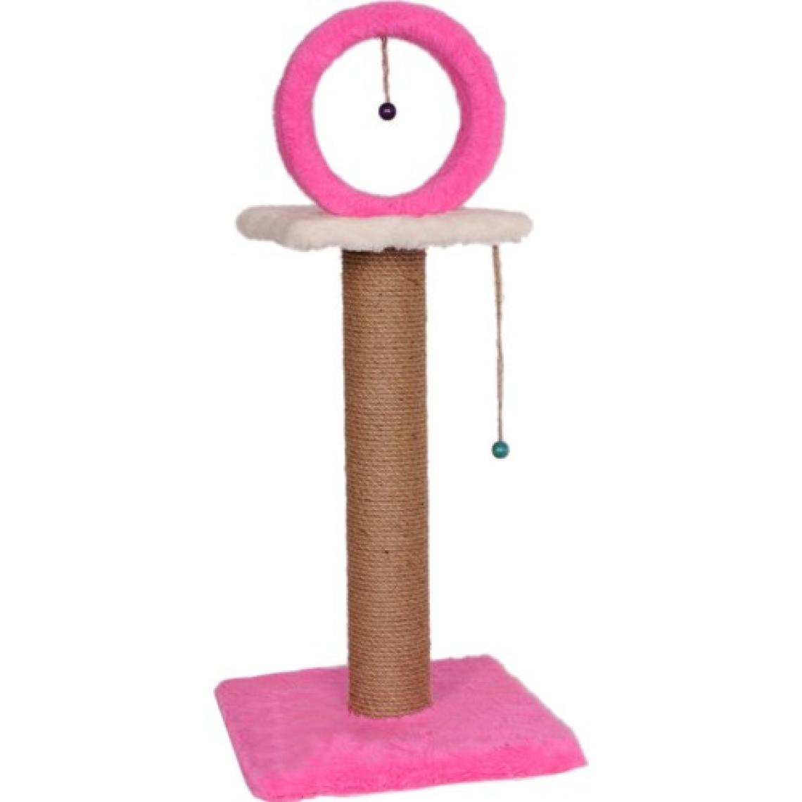 Cat Hause Kedi Tırmalama T6 Çemberli Pembe 78 cm