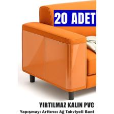 Kedi Koltuk Tırmalama Koruyucu Şeffaf Yapışkanlı Mobilya Tırmalama Önleyici Koruma Bandı 20X50 cm
