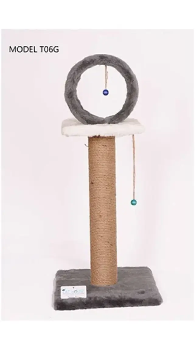 Cat Hause Kedi Tırmalama T6 Çemberli Kırmızı 78 cm