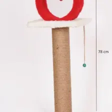 Cat Hause Kedi Tırmalama T6 Çemberli Kırmızı 78 cm