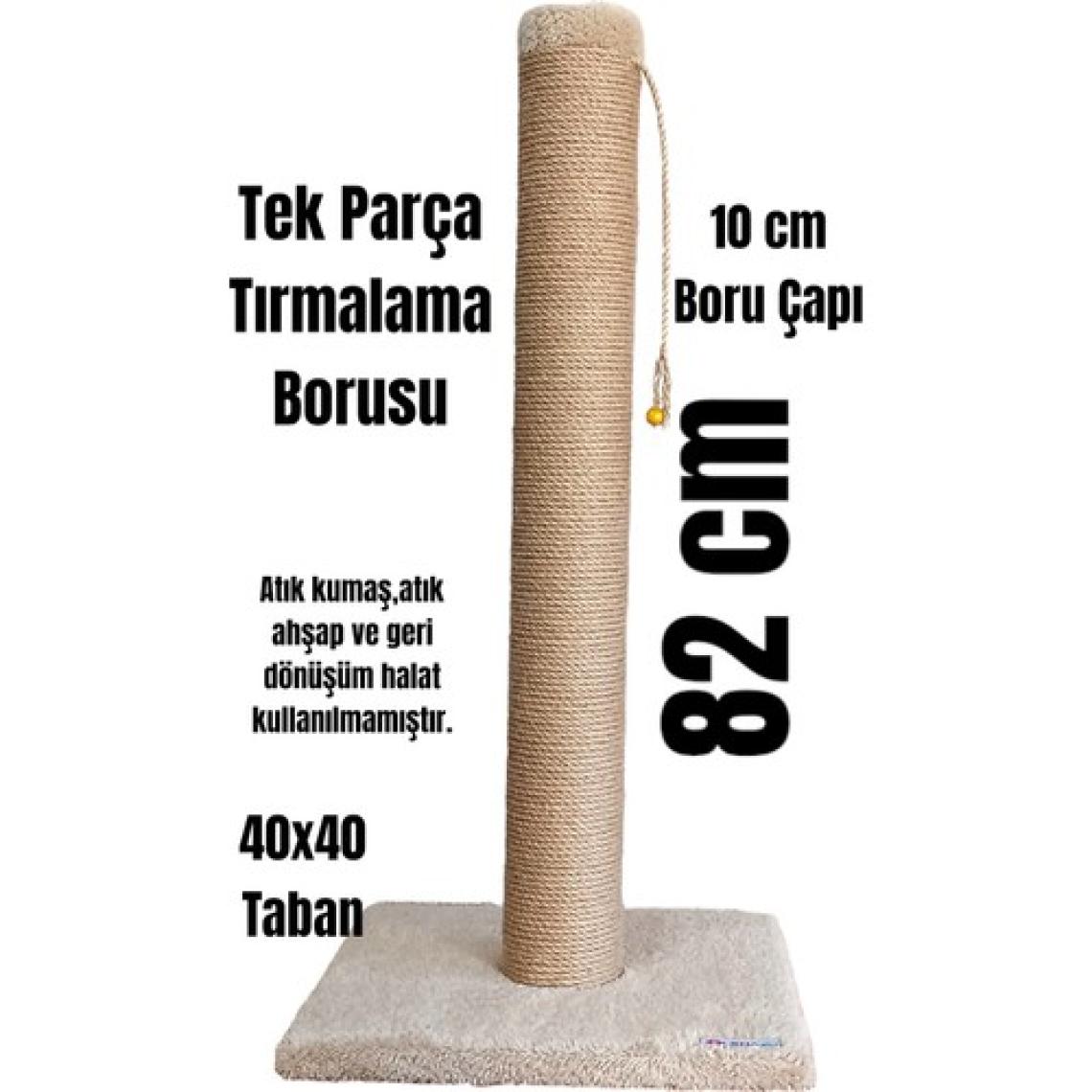 Lena Pet 82CM Büyük Boy Kedi Tırmalama Tahtası Tek Parça 10CM Boru Çapı
