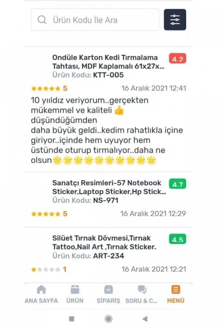 Ondüle Karton, Kedi Tırmalama Tahtası 61x27x20cm, Kedi Tırmalama Rampası