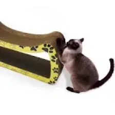 Ondüle Karton, Kedi Tırmalama Tahtası 61x27x20cm, Kedi Tırmalama Rampası