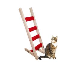 Barış Dizayn Doğal Ahşap Duvara Veya Yere Kedi Merdiveni Kedi Tırmalaması Katlanabilir Sağ Sol Uyumlu 85 cm