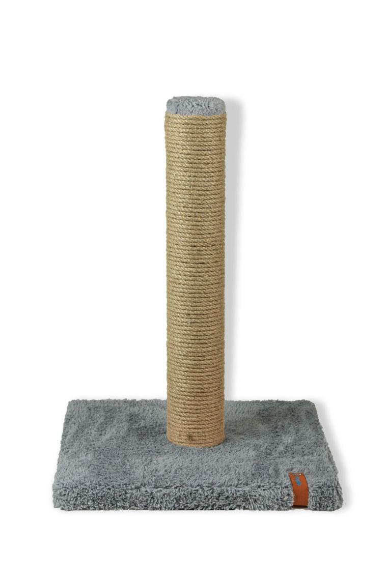 Pugalo Tırmalama Ekonomik Tırmalama Tahtası 42 cm Peluş Tırmalama Tahtası Minder Yüzey Gri