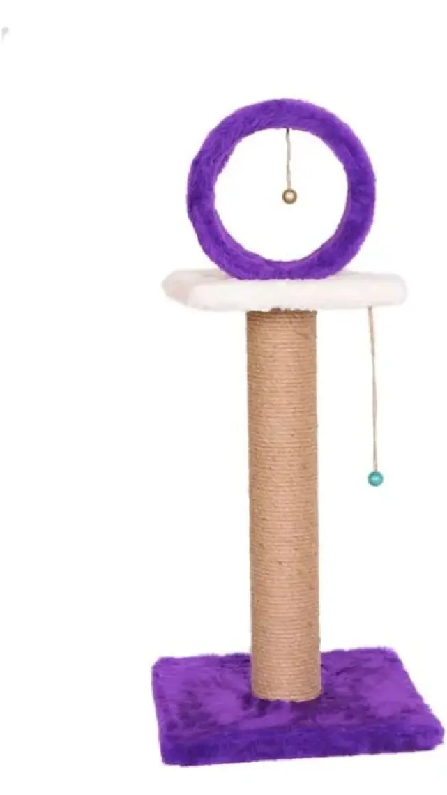 Cat Hause Kedi Tırmalama T6 Çemberli Mor 78 cm