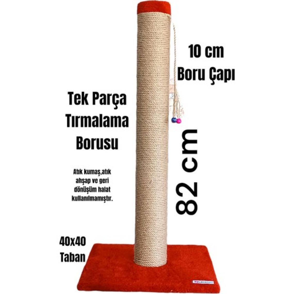 Lena Pet 82CM Büyük Boy Kedi Tırmalama Tahtası Tek Parça 10CM Boru Çapı