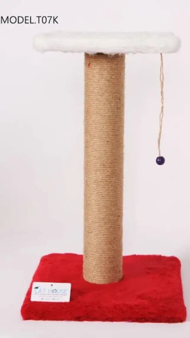 Cat Hause Kedi Tırmalama T7 Tablalı Kırmızı 58 cm